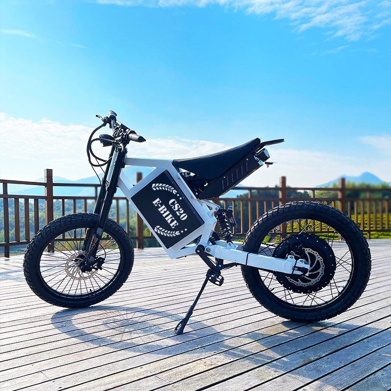 72V 8000W 50AH Off road CS20 strong power bomber electric bicycle