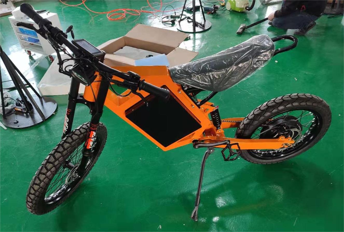 Urban Recreational E-bike 72V 26Ah Electric Multi-Purpose Bicycle 3000W Off-Road Bike