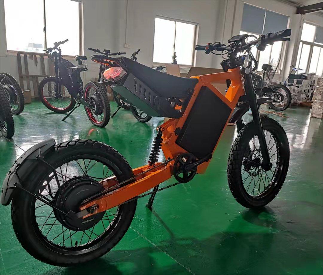 Urban Recreational E-bike 72V 26Ah Electric Multi-Purpose Bicycle 3000W Off-Road Bike