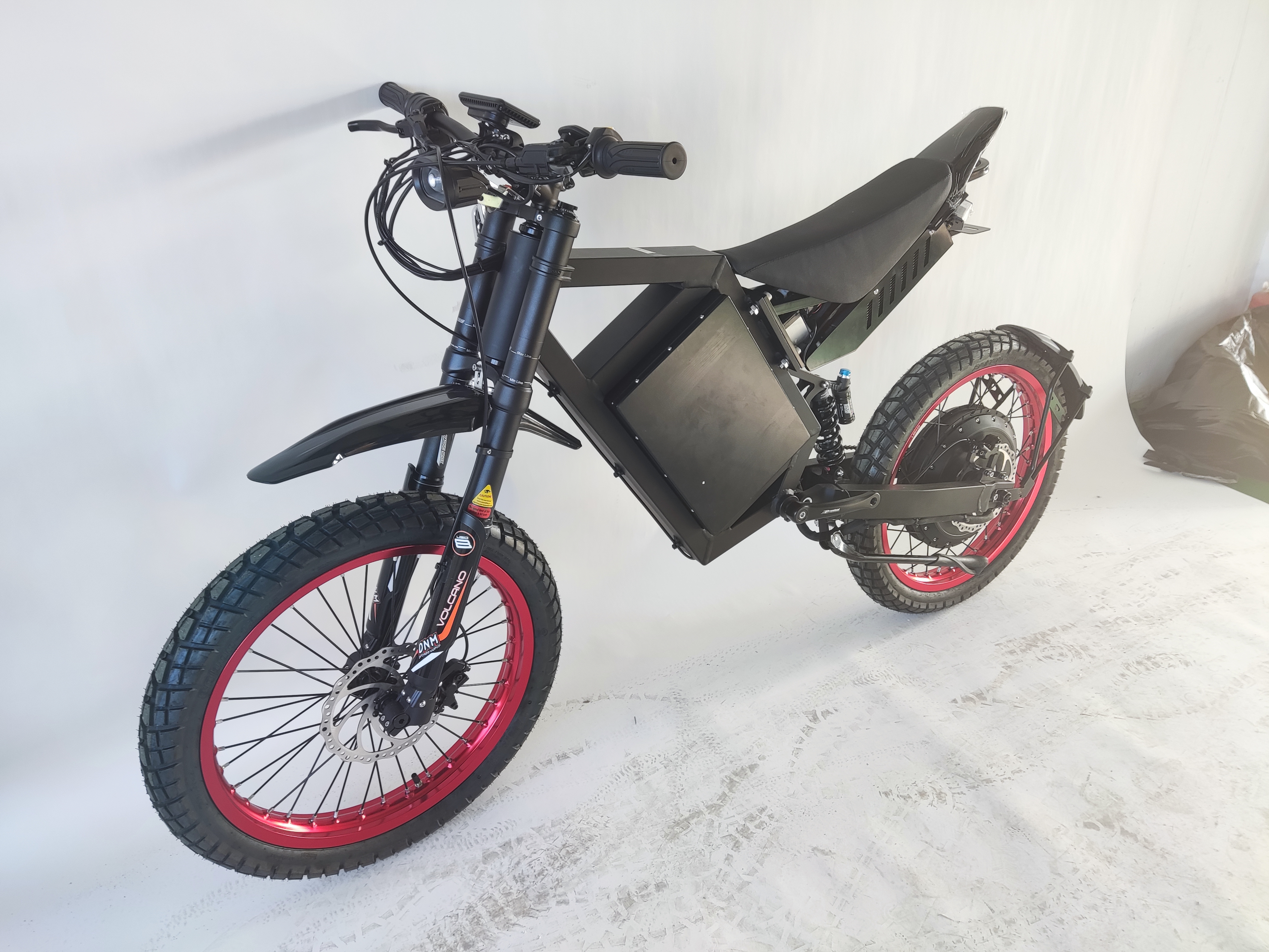 Super Fast Bomber 15000w Mountain Electric Bike 72V 40AH Battery Dirt Bicycle